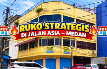 Ruko Hook Luas Pusat Kota Jalan Asia