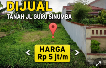 Dijual Tanah Murah 250 meter daerah Karya Helvetia – Jalan Guru Sinumba