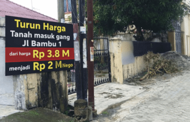 Rumah di Jalan Bambu / Tanah 480 meter