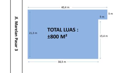 Tanah Marelan Pasar 3 (Luas 800 meter)