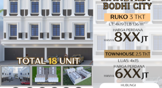BARU!!! Ruko & Rumah Townhouse Jalan Tangguk Bongkar IX – Mandala Bodhi City