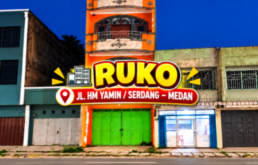 Ruko Buat Investasi di Jalan HM Yamin / Serdang