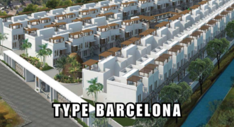 NEW!! Villa Lengkap Fasilitas – Cluster Ibiza Haus (daerah Amplas) Komplek Taman Riviera – Type Barcelona