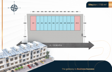 SISA 2 UNIT!! Ruko Lokasi Strategis – Jalan Cemara (Komplek Business Point)