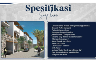 NEW!! Villa Lengkap Fasilitas – Cluster Ibiza Haus (daerah Amplas) Komplek Taman Riviera – Type Barcelona