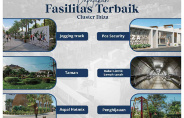 NEW!! Villa Lengkap Fasilitas – Cluster Ibiza Haus (daerah Amplas) Komplek Taman Riviera – Type Barcelona