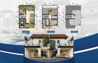 NEW!! Villa Lengkap Fasilitas – Cluster Ibiza Haus (daerah Amplas) Komplek Taman Riviera – Type Sevilla