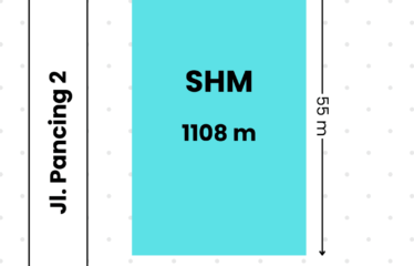 Tanah 1100 meter Jalan Pancing