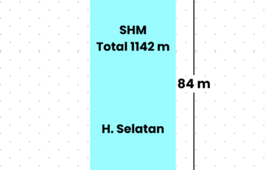 Tanah 1142 meter Jalan Garuda (Sunggal)