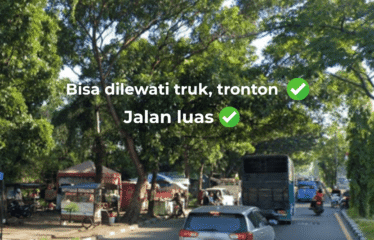 Tanah 1140 meter Jalan Krakatau Ujung