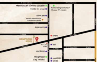 Villa  Exclusive dan Modren Jalan Sunggal