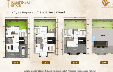 Villa  Exclusive dan Modren Jalan Sunggal