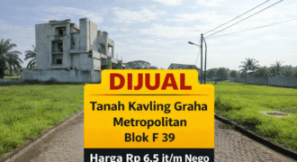 Tanah Kavling Komplek Graha Metropolitan