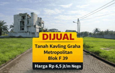Tanah Kavling Komplek Graha Metropolitan