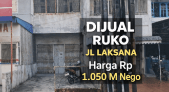Ruko Strategis Jalan Laksana Daerah Medan Kota