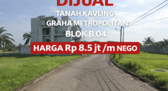 Tanah Kavling Graha Metropolitan
