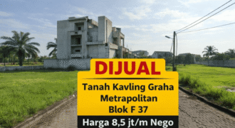 Tanah Kavling Komplek Graha Metropolitan