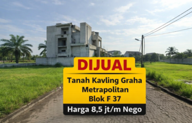 Tanah Kavling Komplek Graha Metropolitan