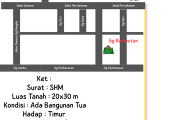 Tanah Strategis Jalan Cemara