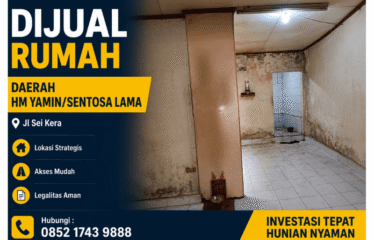 Rumah Daerah Hm  Yamin/Sentosa Lama Jl Sei Kera