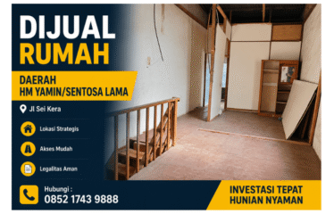 Rumah Daerah Hm  Yamin/Sentosa Lama Jl Sei Kera