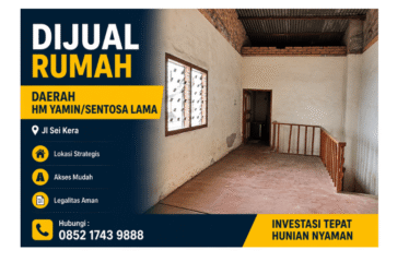 Rumah Daerah Hm  Yamin/Sentosa Lama Jl Sei Kera