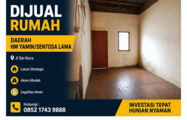 Rumah Daerah Hm  Yamin/Sentosa Lama Jl Sei Kera