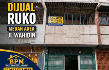 Ruko Strategis Medan Area Jl Wahidin