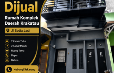 Rumah Komplek Daerah Krakatau Jl Setia Jadi
