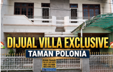 Villa  Exclusive Medan Plonia Komplek Taman Polonia