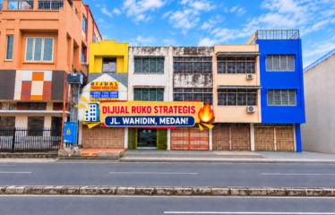 Ruko Strategis MEdan Area Jl Wahidin